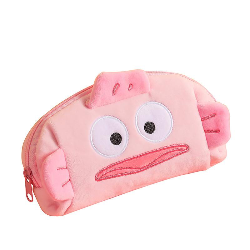 Sanrio Cinnamoroll Plush Pencil Case With Large Capacity For Students And Makeup Storage