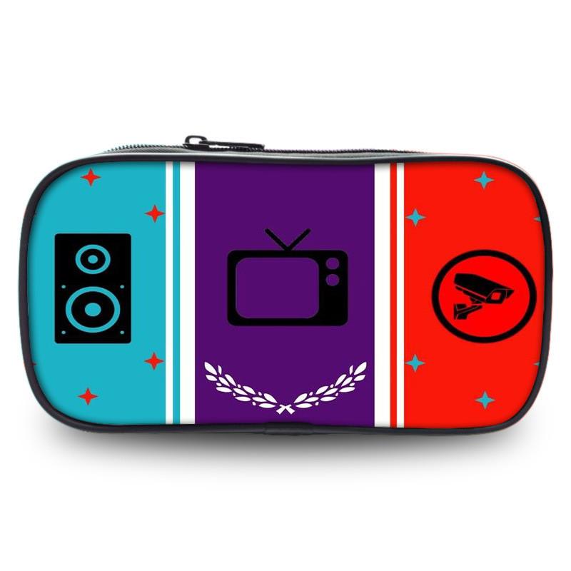 Skibidi Toilet Unique Pen Case Fashionable Polyester Unisex For Use School