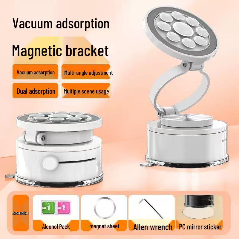 Magnetischer Vakuum-Saug-Autohalter mit drehbarem und klappbarem Anti-Shake-Ständer