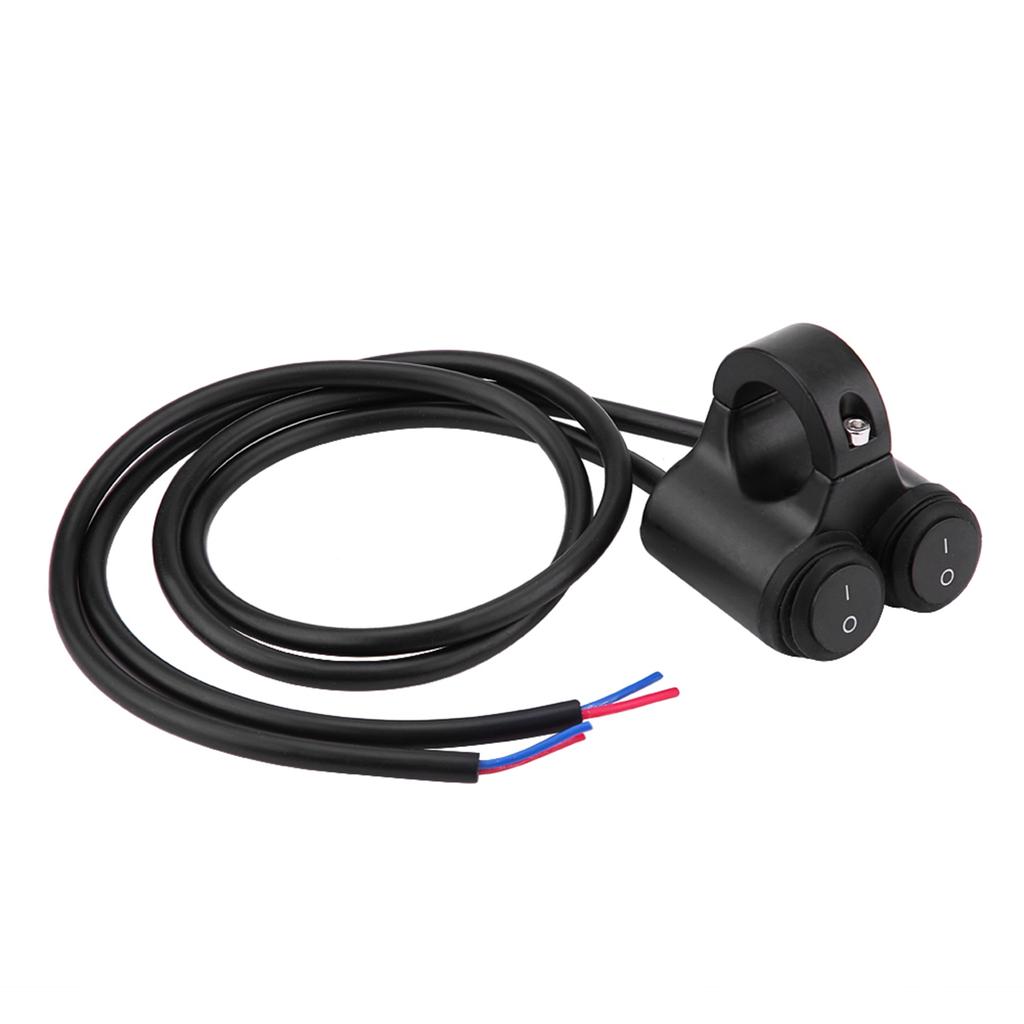 22mm  Motorcycle Handlebar Headlight Brake Fog Lights Horn Dual Control Button  Motorcycle ON/OFF