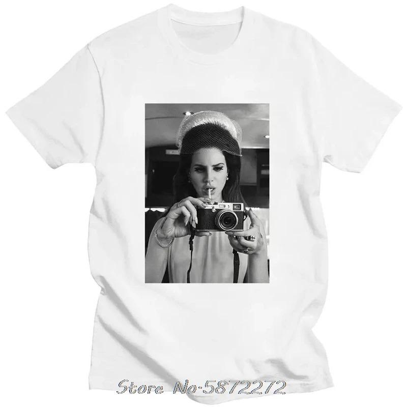 Lana Del Rey Oversized TShirt Unisex 100 Cotton Printed Gym Fashion Top Unisexs Streetwear Y2K Fashion Top Tshirts