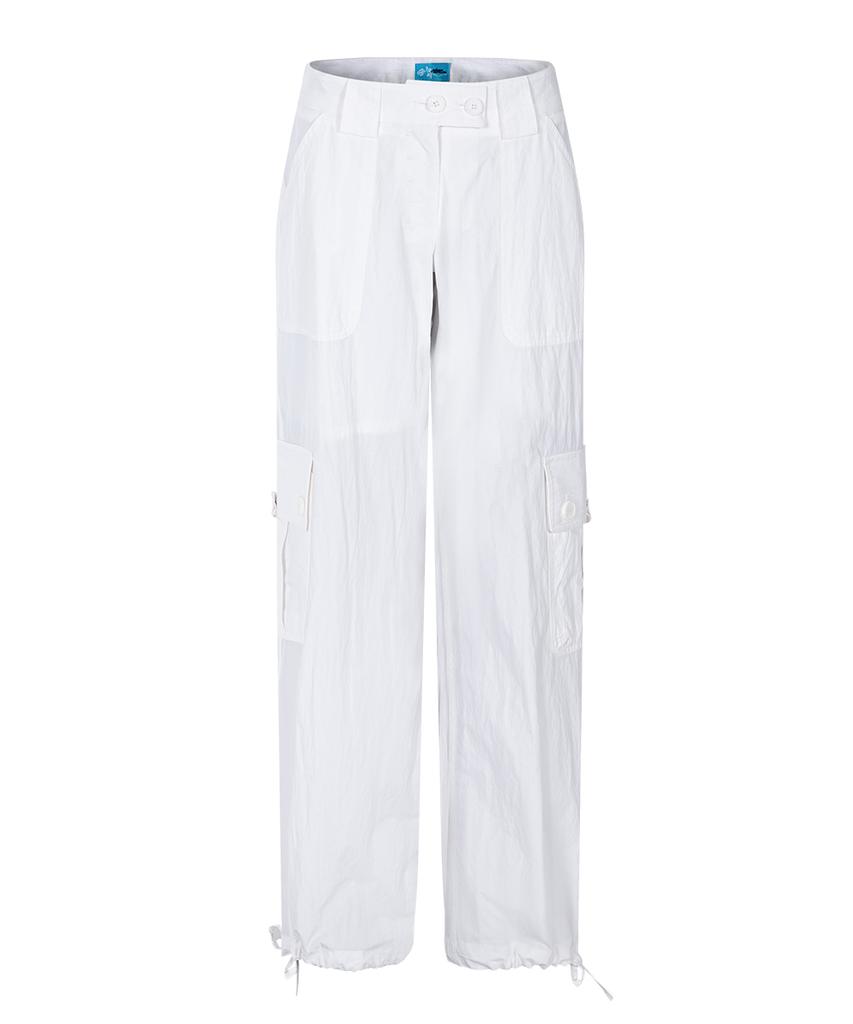 Peullijeunopallou Ethan Pocket Cargo Pants (White)