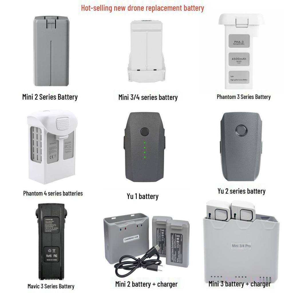 DJI Mini 3/4/5 Pro Drone Battery & Charger Set