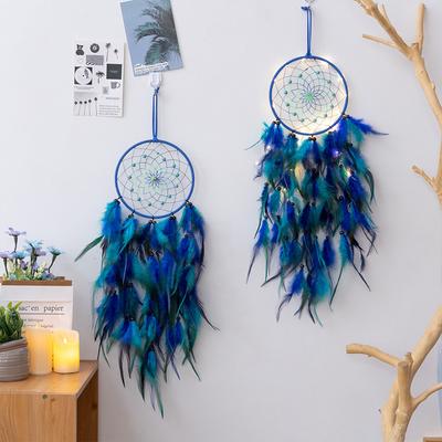 Retro Dreamcatcher Net Ornament Wind Chime Simple Aerial Adornment Gift for Men and Women