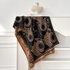Autumn And Winter Imitation Cashmere Scarf Women'S Versatile Retro Trend Leopard Print Shawl Scarf Autumn And Winter