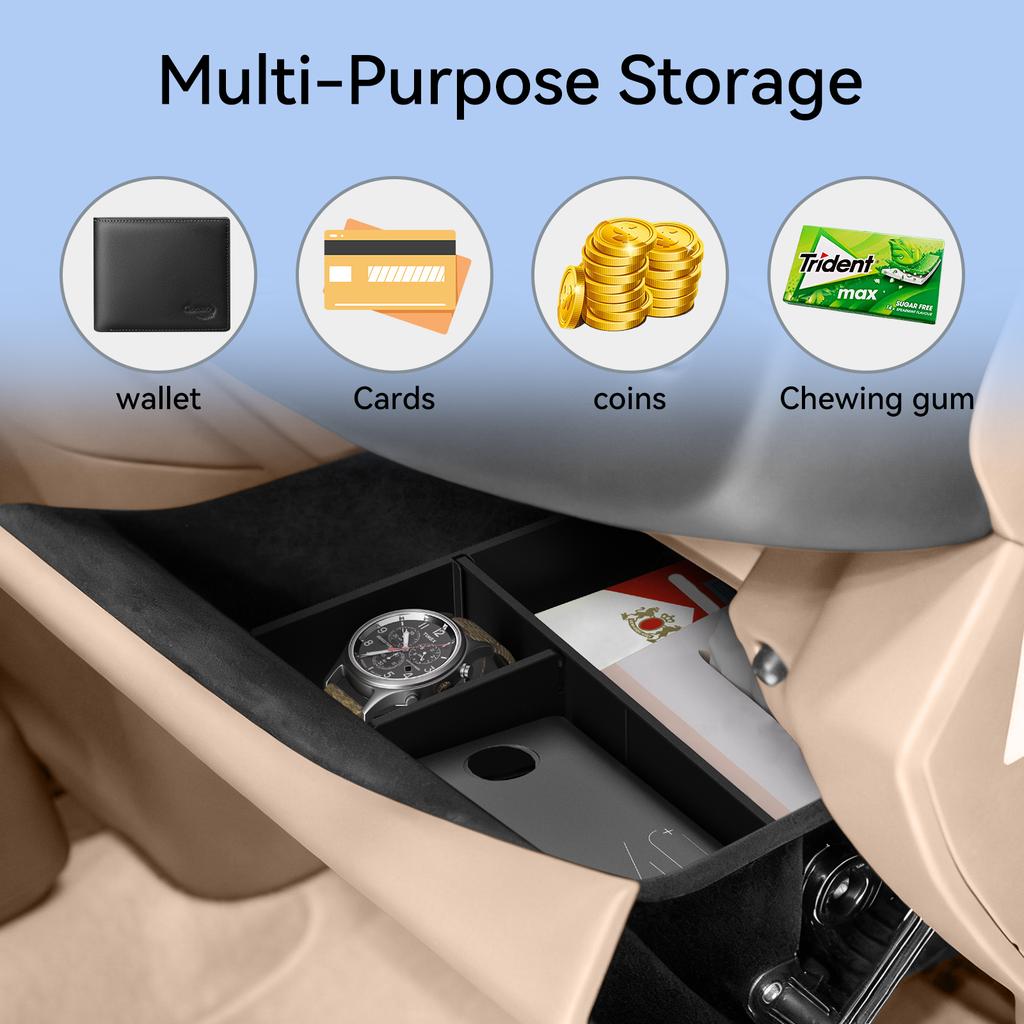 for Kia EV9 2025 2025 Car Glove Box Combination Partition Accessories Co-pilot Storage Glovebox Container Organizer Board