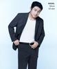 MUSINSA STANDARD [Cooltandard] Semi-Wide Hidden Elastic Waist Slacks [Gray]