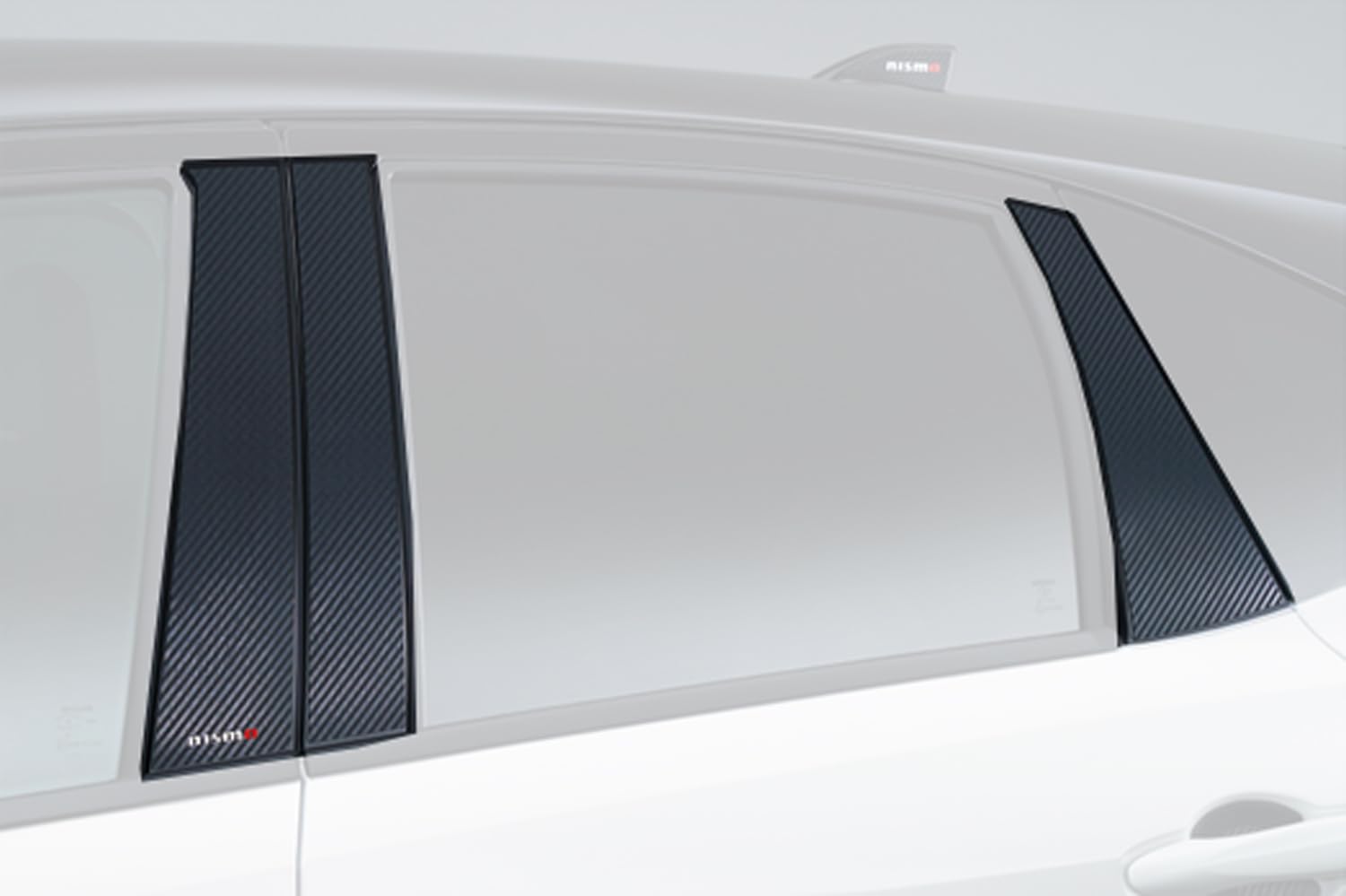 

Nismo Nissan Aura with plastic 802DSRNE31 (NISMO) [Pillar Garnish] Note/Note (E13) (vehicles visor) чорний