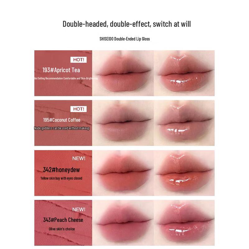 Spenny Zwei-Enden-Spiegel Tauglänzender Lippen-Gloss