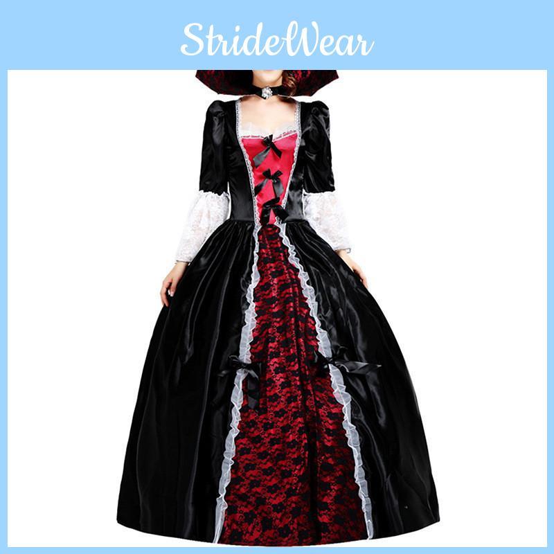 Luxurious And Stylish Women's Gothic Vampire Costume For Themed Parties And Events