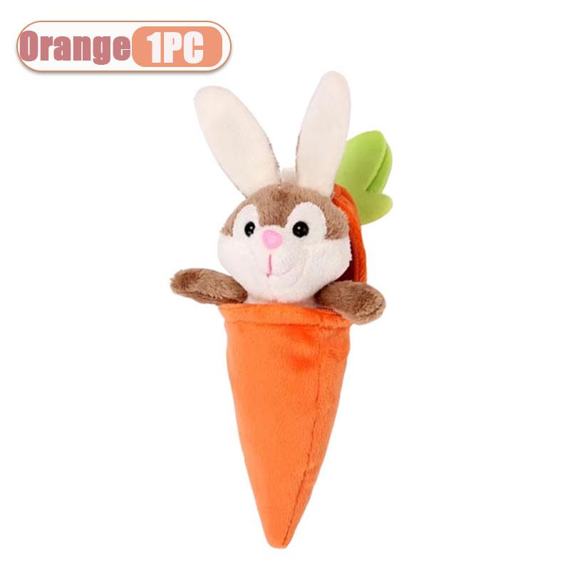 

Plush Keychain Easter Cute Carrot Bunny Toy Doll Pendant Backpack Charm Stuffed Animal Ornament Collectible Gift Accessory