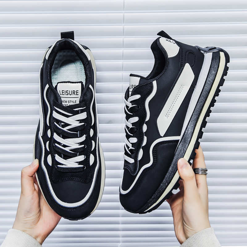 Fashion Spring-autumn Flat Sole Basketball For Men Casual Men's Shoes Volleyball Sneakers For Men Sport Design Traning