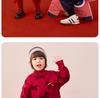 Antibacterial Temperature Lock Kids' Red Sweater - Autumn Pullover for Boys and Girls