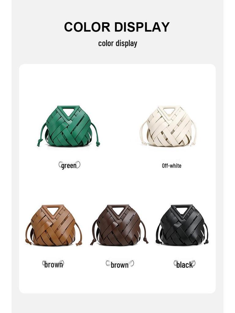 Bolsas de Palha Tecidas de Grande Capacidade para Mulheres 2024 com Fecho de Clipe Metálico - Moda Europeia e Americana