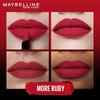 Maybelline New York Color Sensational Ultimattes Lipstick 199 More Ruby Matte Bold Long-Lasting 1.7g