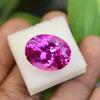 Natural Pink Ruby Loose Gemstone Flawless 18x14mm Oval Shape for Jewelry Making and Gem Collections