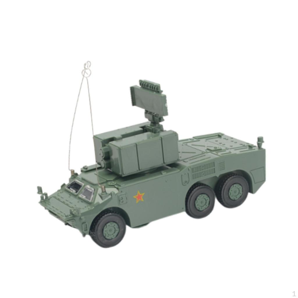 1/72 Armored Vehicle Building 4D Assemble Simulation Tabletop Decor Battle Car Kit