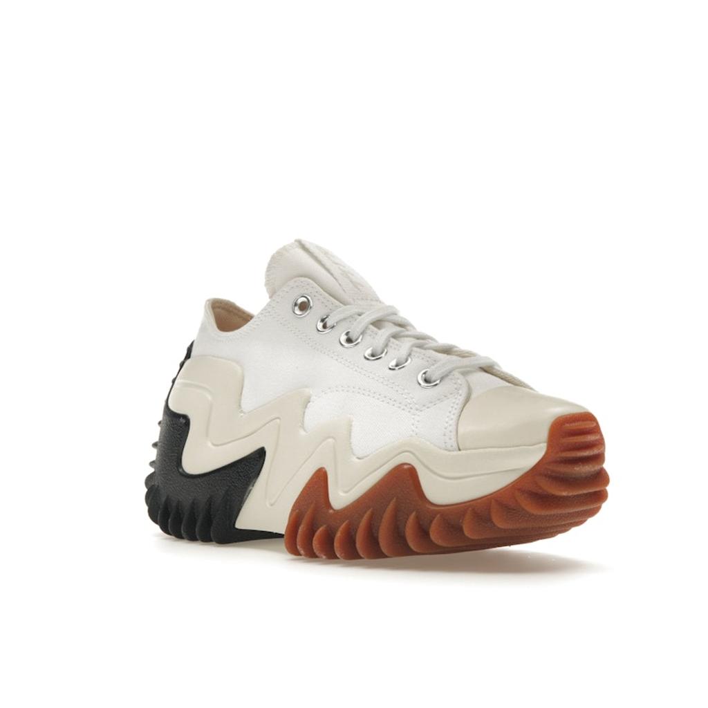 Converse Run Star Motion Platform Low White Egret Unisex Sneakers Black 172896C