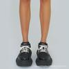 SMFKRIPPLE Damen High Heel Mesh Sportschuhe - Atmungsaktiv, Dicksohlig, Höhenverstärkend, Lässige Winterschuhe.