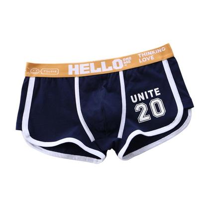 Men’s Trendy Pure Cotton Breathable Boxer Briefs for Teens and Adults