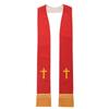 BLESSUME Reversible Church Clergy Red One Size Stole, & White,