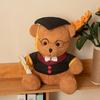 28cm Cartoon 2026 New Graduation Bear Plush Doll Dress Bouquet Doc Cap Ribbon Bear Animal Stuffed Toy Home Decor Gift For Kids