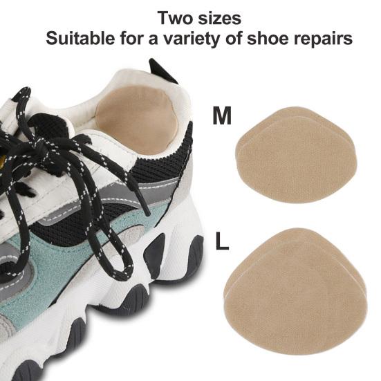 2 Pairs Shoe Heel Repair Patches Self-Adhesive Soft Inside Running Shoes Hole Repair High Heels Pain Relief Insert Cushions Pads Protectors Kit