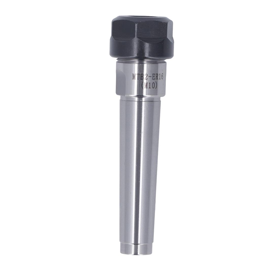 Chuck Shank Holder MTB2 ER16 M10 Manganese Steel Morse Shank Holder with ER16A Wrench for CNC Lathe