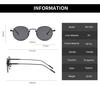 3pcs Pack Classic Small Frame Round Sunglasses Women/Men Brand Designer Alloy Mirror Sun Glasses Vintage Eyeglass UV400
