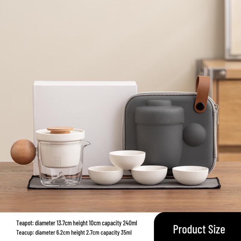 ZhuiJia Ceramic Travel Tea Set