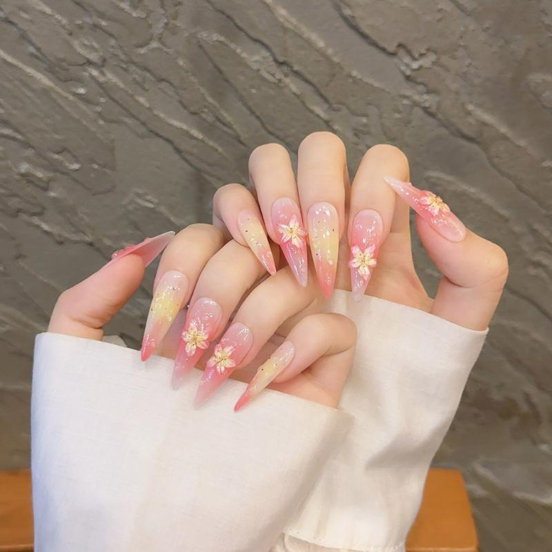 Silicone Nail Art Mold For 3D Emboss Flower Designing Nail Charm Decoration Mold DIY Manicure Crafting Tool