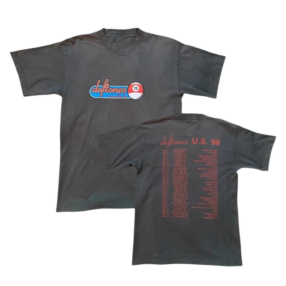 

1998 Around The Fur Tour T-Shirt Reprint 90s Concert S-4XL HOT ITEM Unisex T-Shirt XL