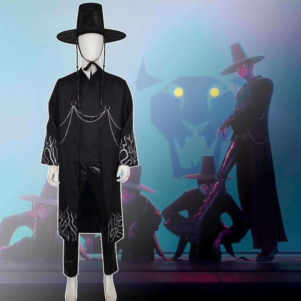 Kpop Hunters Demon Girl Cosplay Costumes Polyester Role Playing Party Clothing