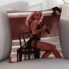Singer Sabrina Carpenter Soft Comfortable Pillow Case Cartoon For Sofa Living Cat Room Home Office Retro Decor Protective Cover