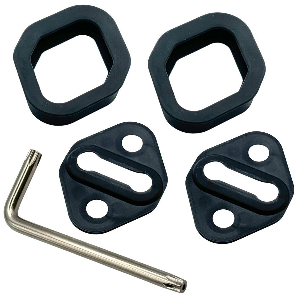 MARUHADO Türstabilisator, Türschließerabdeckung aus Toyota-Gummi, Geräuschreduzierung, kompatibel mit Alphard Vellfire Noah Voxy, 2er-Set