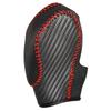 Car Gear Shift Knob Cover Fit for Ford Escape Fusion Focus Fiesta EcoSport Black Carbon Fiber Style with Red Line Faux Leather