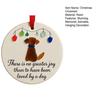 Sea Glass Art Animal Ornament Pet Memorial Christmas Tree Hanging Decor Keepsake Gift for Cats Dogs Lovers Holiday Home Decor