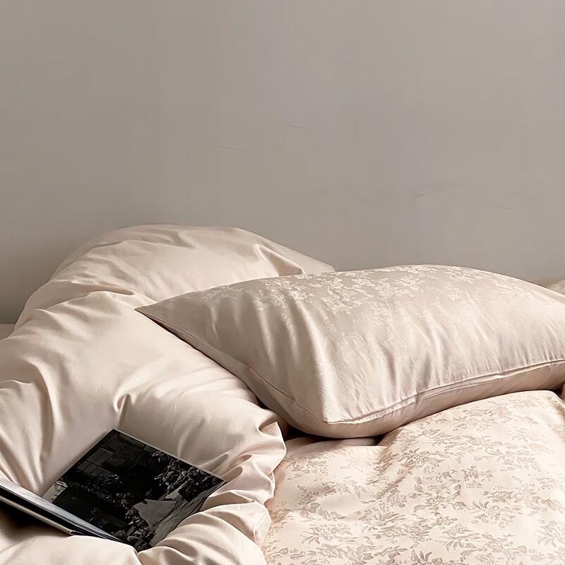 Li Lang Luxury 100-Count Long-Staple Cotton Jacquard Sateen Bed Sheet