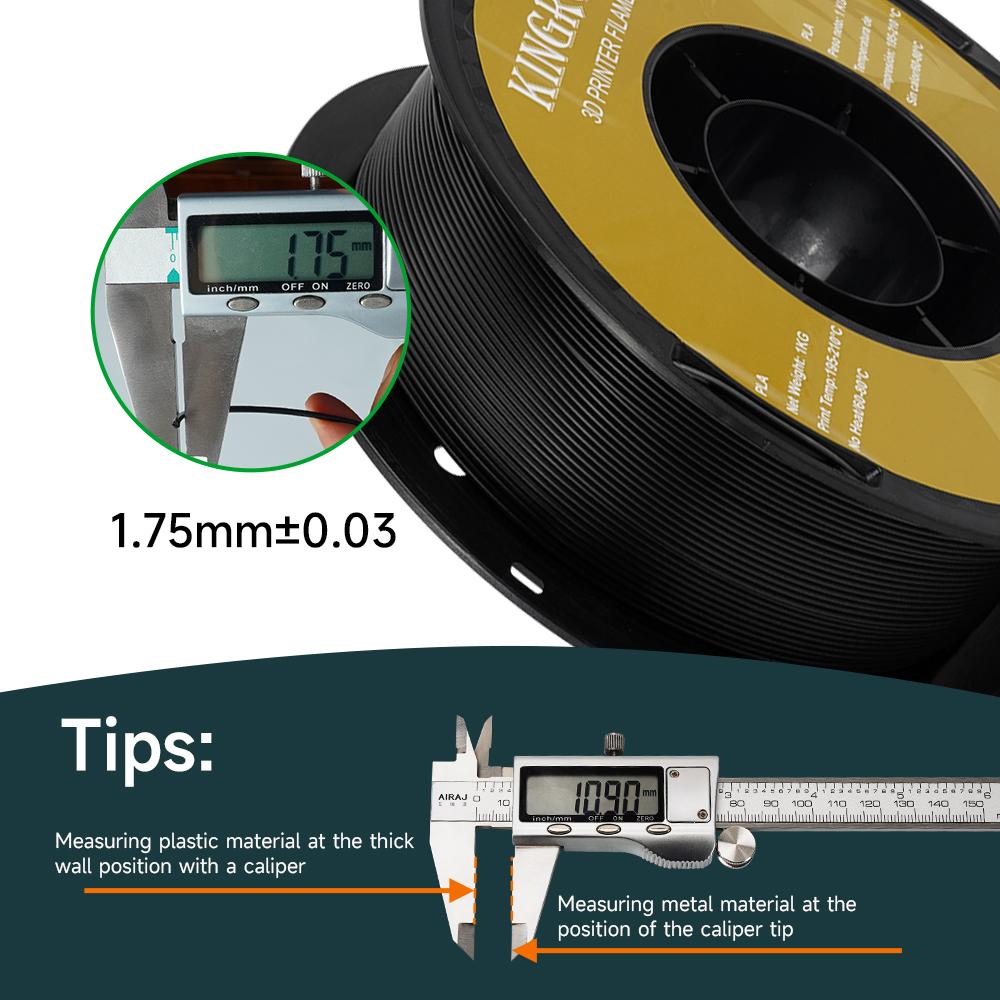 KINGROON PETG 3D Printer Filament 1.75mm 5KG 10KG Mix Color 3D Printing Material 1kg/roll PETG Plastic For FDM 3D Printer