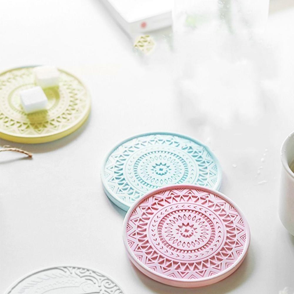 High-quality Diatomite Insulated Mat Water Absorbent Drink Mat New Home Decor Placemats