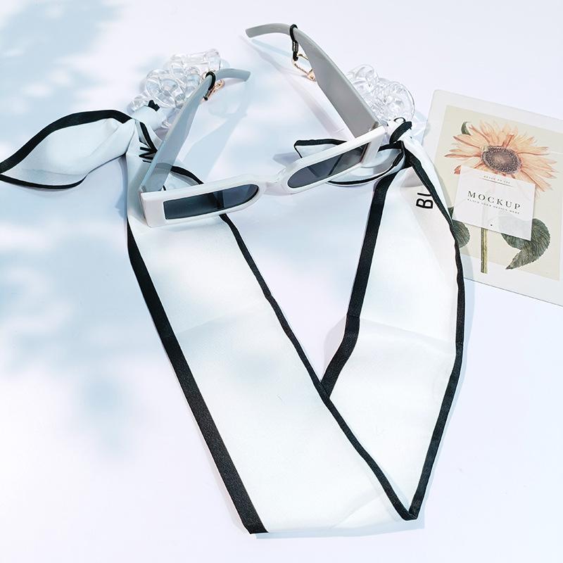 Silk Scarf Glasses Chain: Multi-Purpose Acrylic Neck Strap for Masks & Eyewear