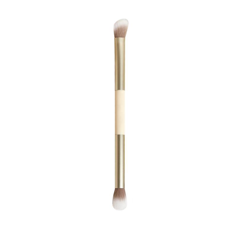 Pincel de Contorno de Doble Punta - Pincel de Maquillaje Suave Para Sombra de Ojos, Contorno de Nariz, Esculpir el Rostro, Adecuado Para Principiantes