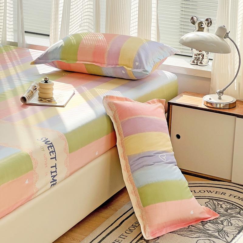 Foreign trade single product ins wind mattress three-piece set simple bedspread single piece Simmons mattress protective cover non-slip fixed