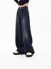 Women's Retro Harajuku Wide-Leg Jeans with Pockets - Oversized Korean Street Fashion for Autumn