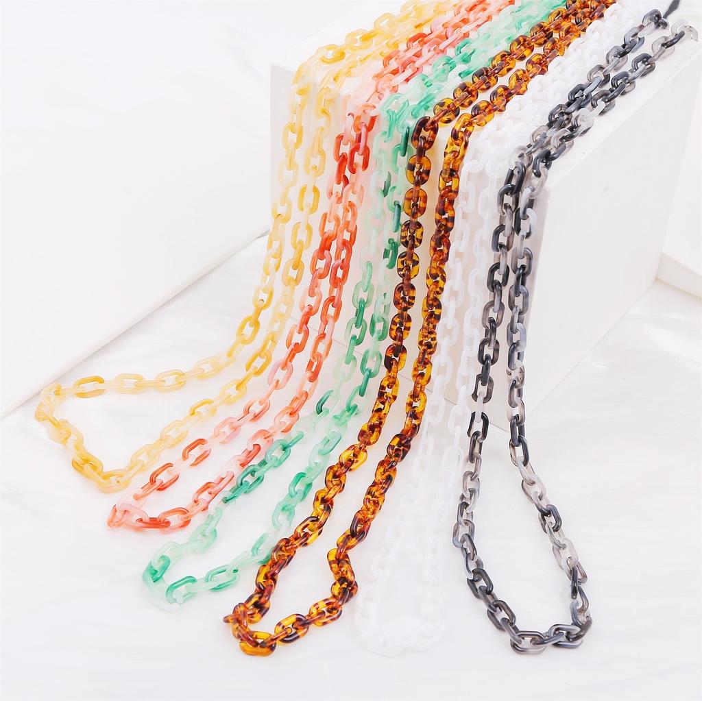 Necklace for Women Accessoriesins Double Layer Sweater Chain Long Cross Personalized Acrylic Necklacejewelry Beautiful Elegant Necklace for Her
