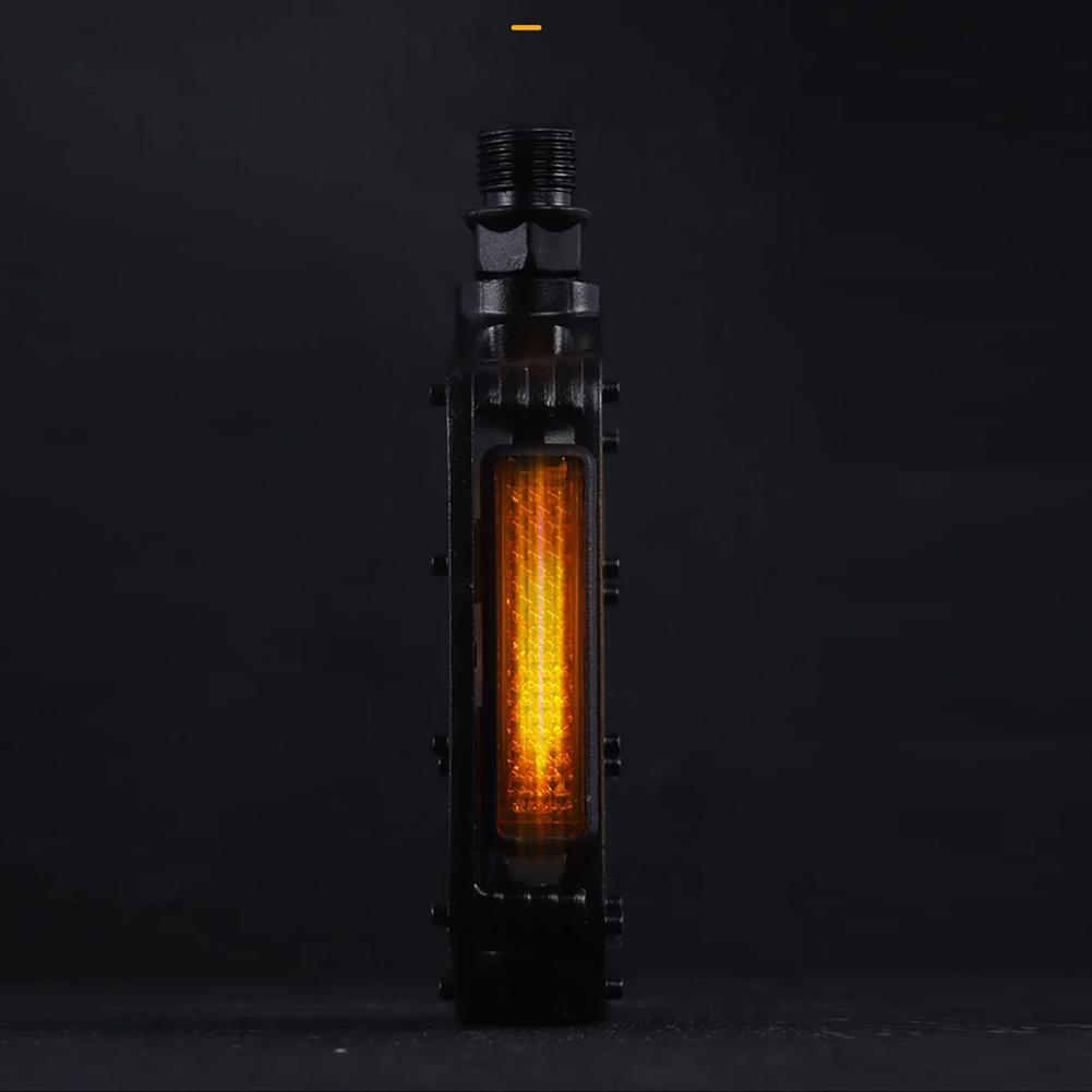 Plochá pedály na kolo s odrazkami, Pedály pro horské kolo, Široké platformové pedály Lehké hliníková slitina Příslušenství pro horské kolo, Silniční kolo