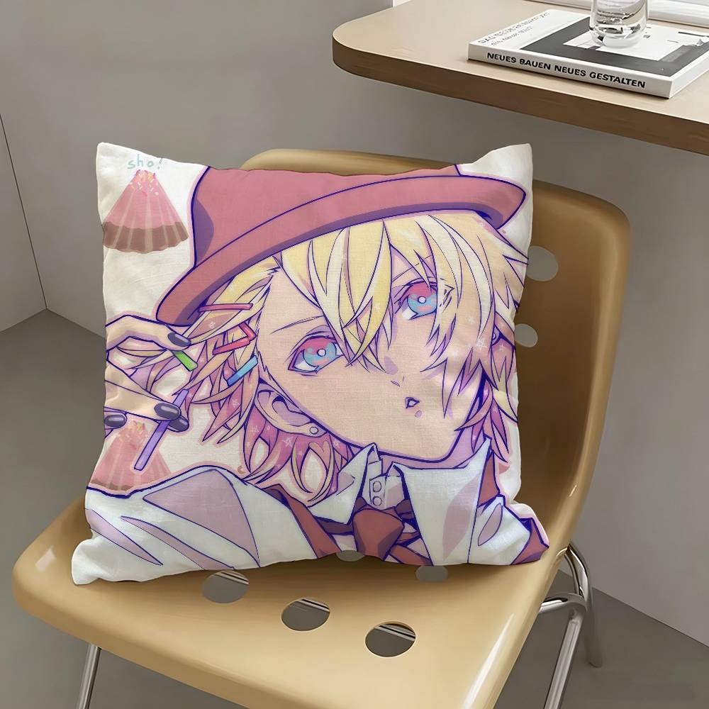 1pc Otome Game Uta No Prince-sama Pillow Case Fashion Square Pillowcase Bedroom Sofa Room Ins Decoration Leisure