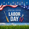 Special Offer Banner Tool Graphics Outdoor Banner Weather Resistant Party Banner for Holiday Celebration Labor Day Celebration