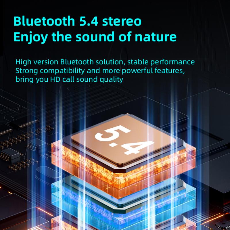 Smarte Audio-Brille Kabellose Bluetooth 5.4 Kopfhörer 3 in 1 Magnetische Clip-On-Brille Anti-Blaulicht Smart Sonnenbrille Wasserdicht Schweißfest Headsets