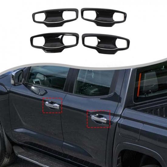 Glossy black Exterior Outer Door Bowl Trim For Mitsubishi L200 Triton 2024-2025